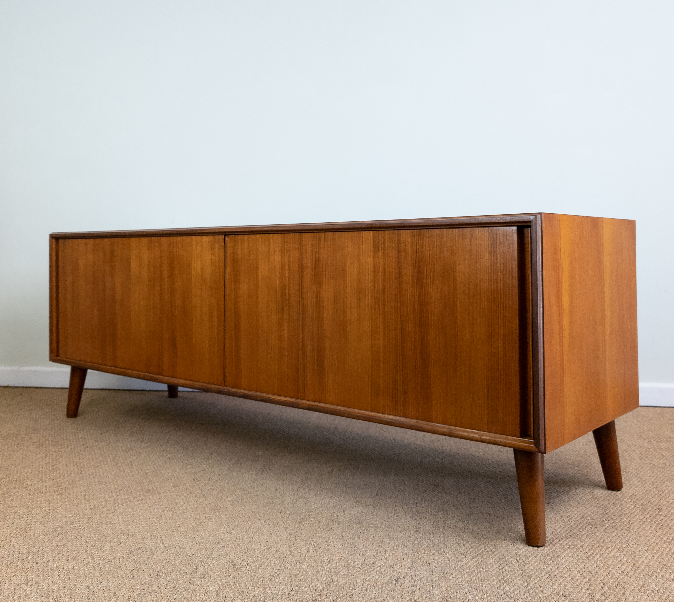 Refinished Vintage Mid-Century Teak G-Plan Sideboard TV Stand Record Cabinet